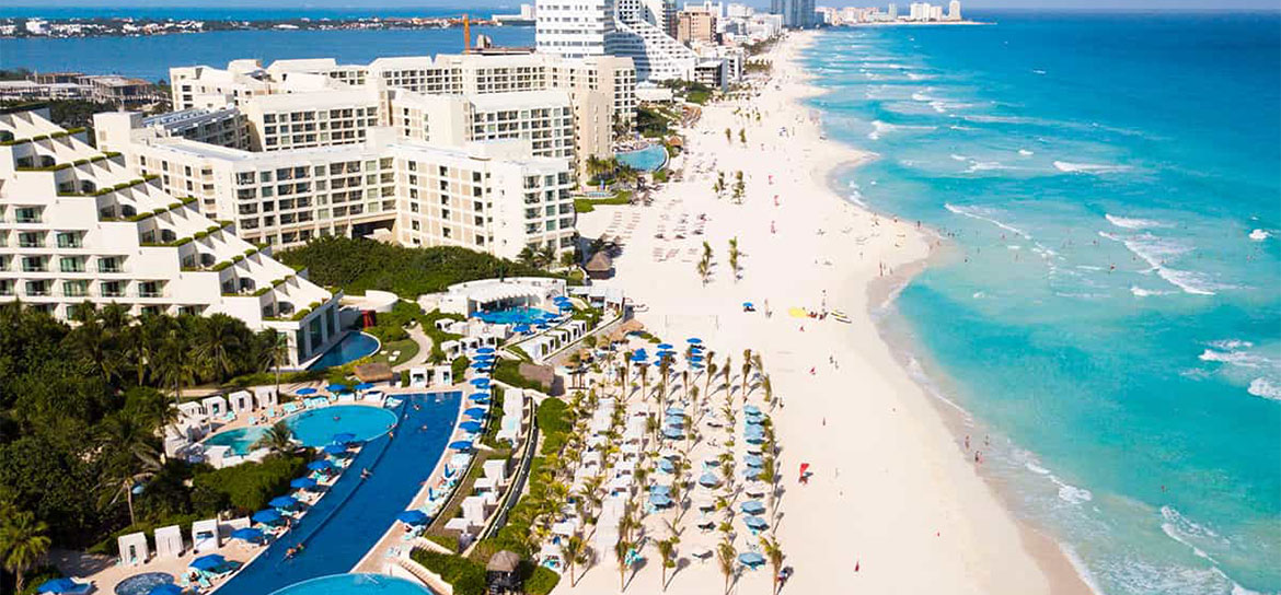 Mexique : Cancún a été le leader national du tourisme aérien international en 2023